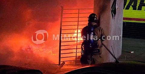 Incendio consume bodega en colonia Las Fuentes de Zamora; no hubo personas lesionadas