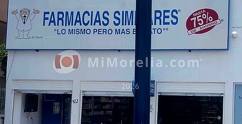Saquean Farmacias Similares en Morelia; delincuentes logran escapar