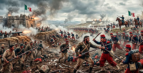 La batalla duró cerca de seis horas en Puebla