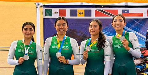 México se cuelga la plata en el Panamericano Junior 2026 🚴‍♀️