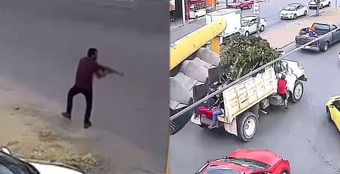 Captan en video balacera contra cortejo fúnebre en Culiacán