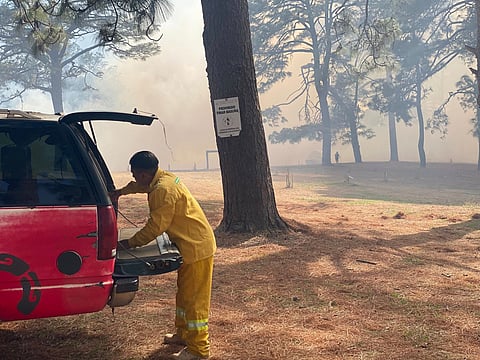 Incendio en Cerro Hueco moviliza a cuerpos de emergencia en Tacámbaro