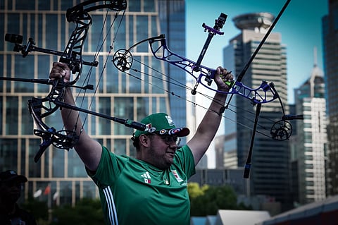 Sebastián García gana oro para México en Copa del Mundo de tiro con arco