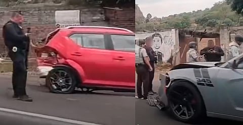 🚗💥 Se registra aparatoso accidente en la Morelia-Pátzcuaro