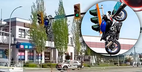 Cámaras captaron el momento exacto del accidente