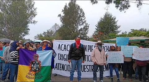 Comunidad de Acachuén exige atención de los tres niveles de gobierno; denuncia abandono institucional