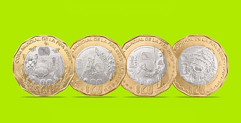 Monedas del Mundial 2026 ya circulan en México; así lucen