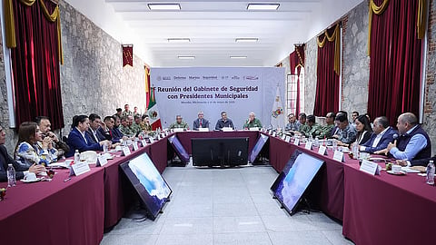 Municipios expusieron sus necesidades ante Gabinete de Seguridad Federal: Bedolla