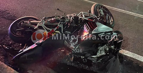 Identifican a motociclista fallecido en accidente esta madrugada en Morelia