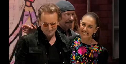¿Habrá concierto de U2 en México? Esto dijo Sheinbaum