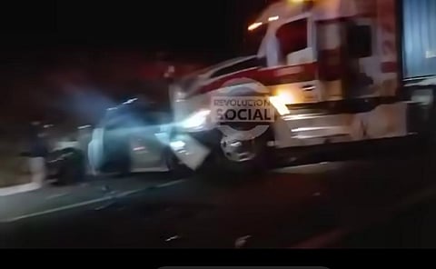 Reportan fuerte accidente en la Autopista Siglo XXI, cerca de Santa Casilda