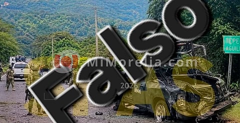 Desmienten supuesto ataque contra militares en Tepalcatepec y Coalcomán