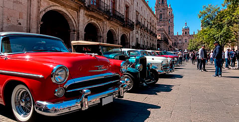 🏁 Morelia vivirá desfile y exhibición de autos antiguos este domingo