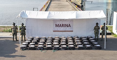 ¡Más de 600 millones de pesos en droga! Marina logra nuevo decomiso en Chiapas