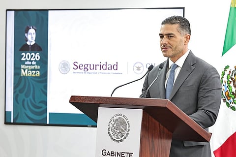 "Rocha Moya está en Sinaloa y tiene escolta estatal" confirma Harfuch