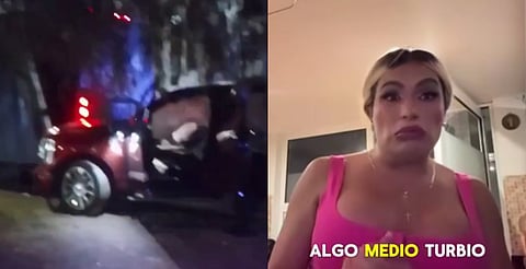 Se accidenta Paolita Suárez y Wendy Guevara recibe la noticia en un vivo