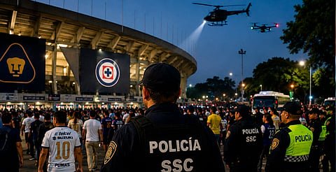 🏟️ Así blindarán la Final Pumas vs Cruz Azul: drones, helicóptero y miles de policías