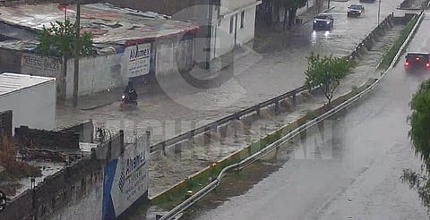 Alertan por encharcamientos tras lluvia en Morelia y Tarímbaro