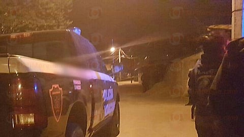 Los agentes de la Policía Michoacán buscaron a los responsables por diversos puntos de esta localidad