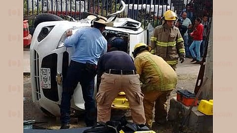 El accidente sucedió sobre la carretera Morelia-Salamanca