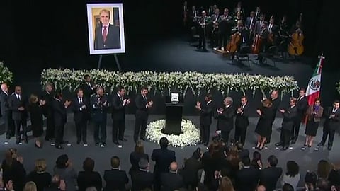 Enrique Peña Nieto participó en la guardia de honor