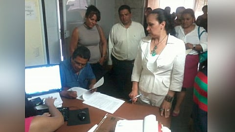 Escobedo Pérez y Gabriel Hilario Marcelino signaron lo acordado en cuanto a la revisión de salarios de los trabajadores 