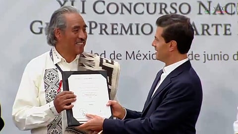 Gaspar Rodríguez fue galardonado por su trayectoria
