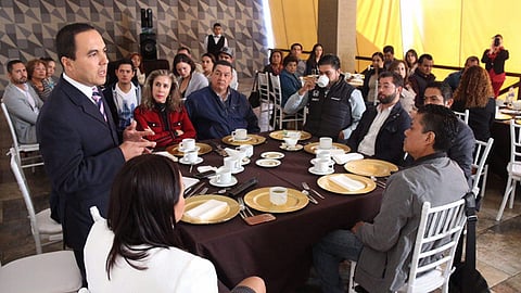 Plata refrendó la disposición del presidente municipal por fortalecer los canales de comunicación con los restauranteros (Foto: Ayuntamiento) 