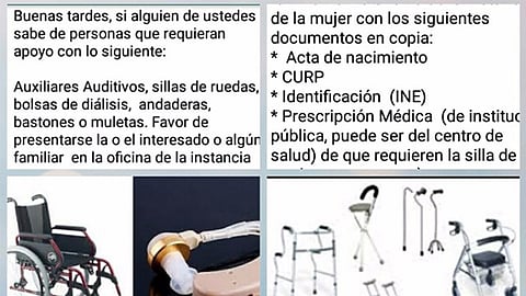 Las campañas de apoyos sociales son promocionadas a través de las cuentas oficiales en Facebook y Twitter de la dependencia