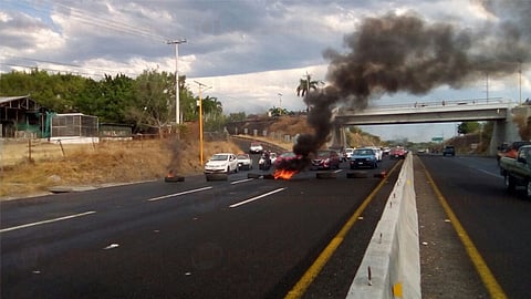 Alrededor de 30 minutos duraron los bloqueos (Foto: RED 113)