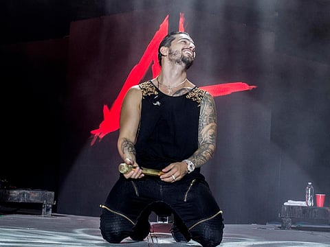 Beso, agasajo y rumba se vivió en el concierto de Maluma en Morelia