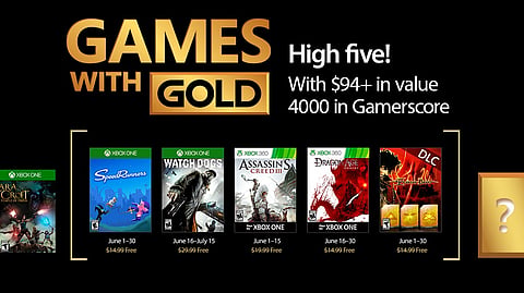 Xbox revela los juegos gratuitos de Games With Gold para junio