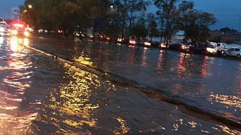 La lluvia estuvo acompañada de actividad eléctrica (Foto: archivo)