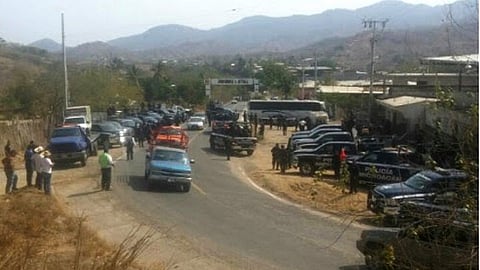 Detuvieron a ocho personas en los hechos (Foto cortesía)
