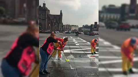 Los periodistas protestaron por la violencia (Foto: captura de video)