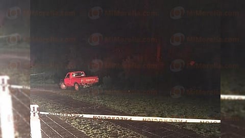 El ahora occiso estaba maniatado con un cinturón (Foto: RED 113)