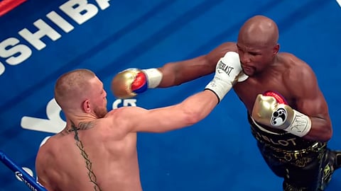 McGregor pensaba que tenía ventaja porque nunca lo vencieron de pie (Fotograma: YouTube)