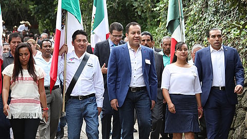 Además Lucio Barrueta Durán fungió como orador  (Foto: Cortesía)