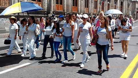 "Queremos vivir y no sobrevivir", comentó una de las asistentes (Foto:                         Cristian Ruiz)
