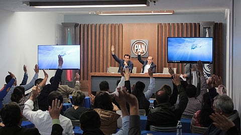 "Somos una militancia madura, entusiasta y proactive por el bienestar de todos", comentó Hinojosa Pérez (Foto: Cortesía)