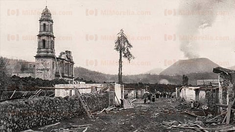Hasta 70 mil personas en una semana se han dado cita en el Santuario, de las cuales muchas aprovechan para visitar el volcán Paricutín (Foto: Archivo)