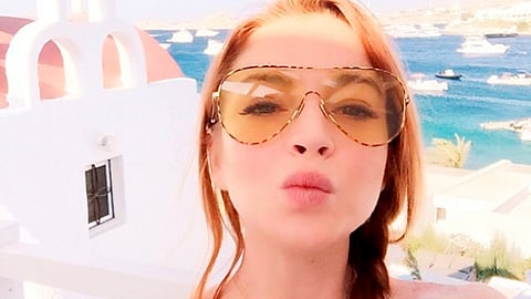Se encuentra en uno de los conciertos de Swift (Foto: Instagram @lindsaylohan)