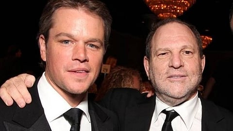 Damon fue duramente críticado por su amistad con Harvey Weinstein (Foto: @kalpeshsahu99)