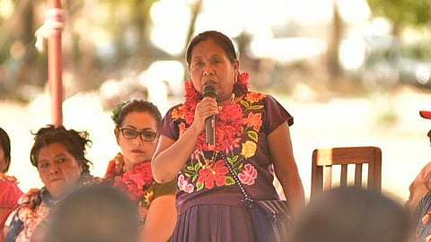 La candidata indígena a la presidencia no encabezará ningún acto de recolección de firmas mientras se recupera (Foto: Archivo)