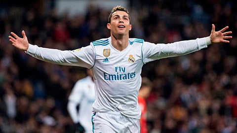 Cristiano Ronaldo llegó a 11 goles esta temporada gracias a las tres anotaciones de este sábado (Foto: @LaLiga)