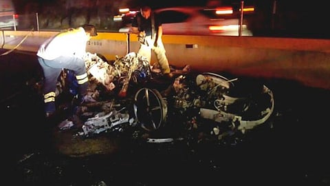 El accidente ocurrió el pasado lunes (Foto: @c4jimenez)