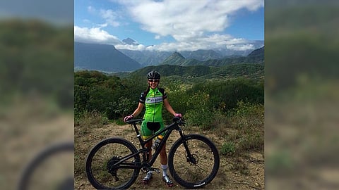 En el 2017 la ciclista zitacuarense obtuvo resultados importantes, como la medalla de Oro en la Categoría Juvenil C en la Olimpiada Nacional (Foto: Cortesía)