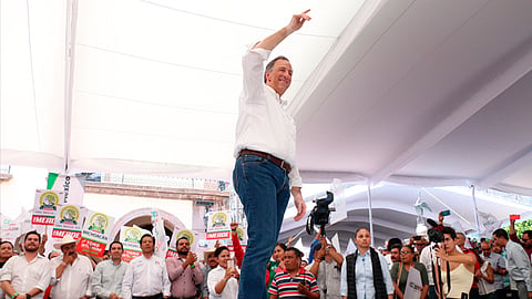 El aspirante dijo que La Piedad es un municipio donde hay gran producción de maíz y sorgo (Foto: ACG)