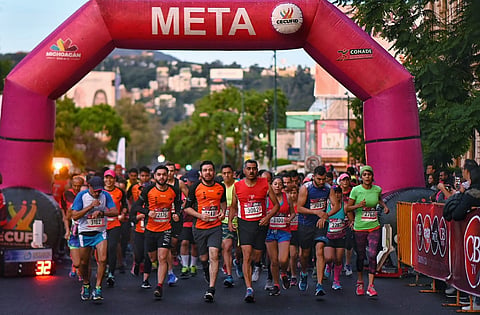 Los competidores pudieron recorrer una de las tres distancias de 7, 14 y 21 kilómetros, la cual fue la carrera “estelar” y que arrancó frente a las instalaciones de la Cruz Roja Morelia, en la avenida Ventura Puente (Foto: ACG)