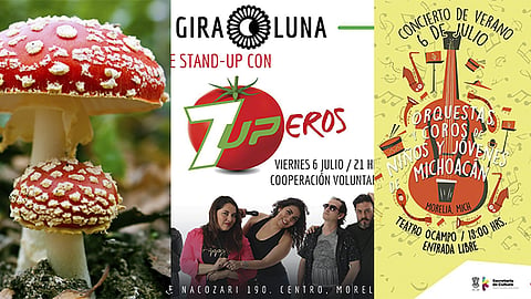 Con risa, hongos, música y arte arranca el verano en Morelia